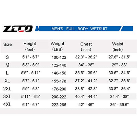 ZCCO Ultra Stretch 1.5mm Neoprene Wetsuit